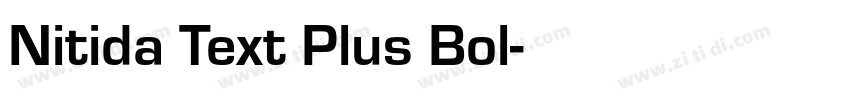 Nitida Text Plus Bol字体转换 Nitida Text Plus Bol字体转换